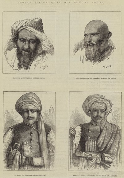 アフガニスタンの肖像画 作： Frank Dadd